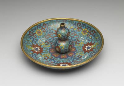 图片[2]-Copper incense holder in cloisonne enamels, Qing dynasty (1644-1911)-China Archive